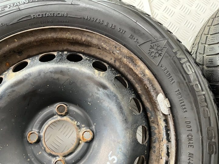 Renault Megane II диски стальные колеса 15'' 4x100 ET45 6.5Jx15 комплект, фото 7