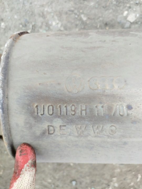 VW Skoda задний глушитель 1J01196, фото 5