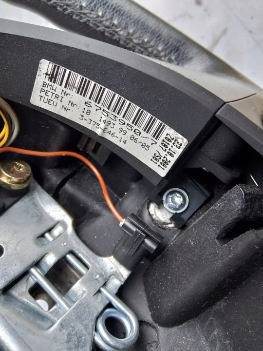РУЛЬ КОЖА КОЖАНАЯ BMW 3 E46 E-46 6753950 101493A9, фото 4
