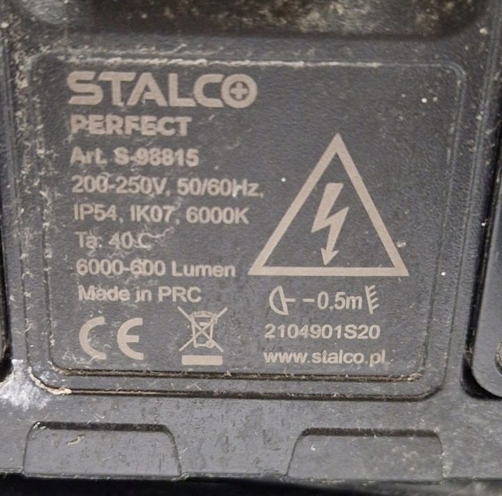 STALCO Фара ; АКБ LED ; lum-x ; C-CFL60W STALCO PERFECT S-98815, фото 4