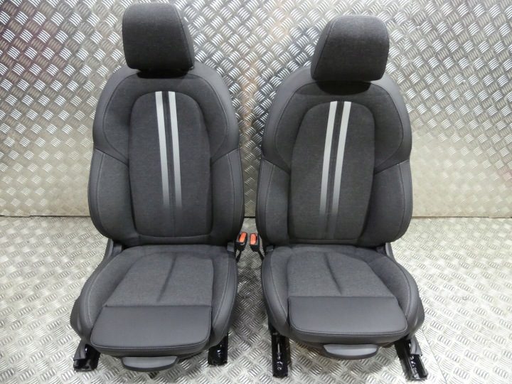 BMW 1 F40 RHD Sport обивка сиденья диван тоннель обшивки Sensatec антрацит, фото 5