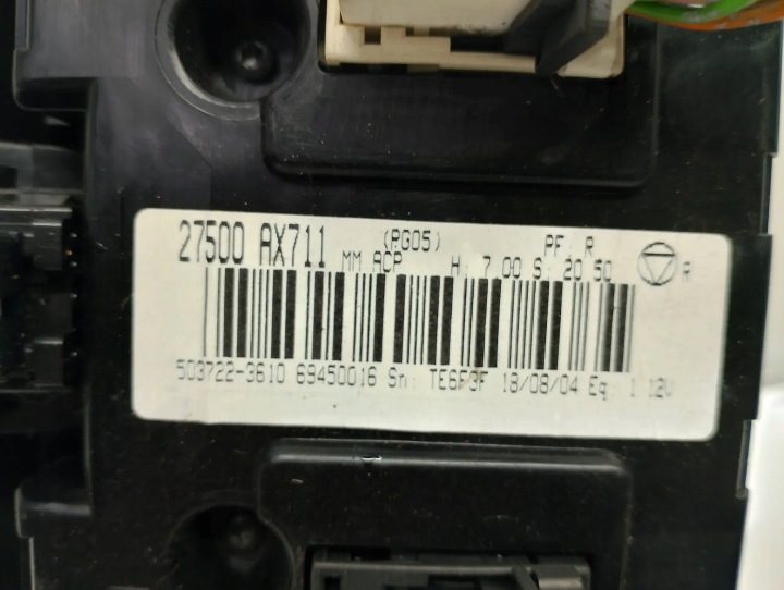 Блок управления климатом кондиционера Nissan Micra K12 27500AX711, фото 2