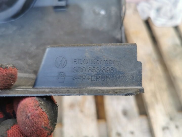 VW PASSAT B6 3C 3C0 НАКЛАДКА ПОРОГА ПРАВАЯ ЗАДНЯЯ 3C0853898, фото 4