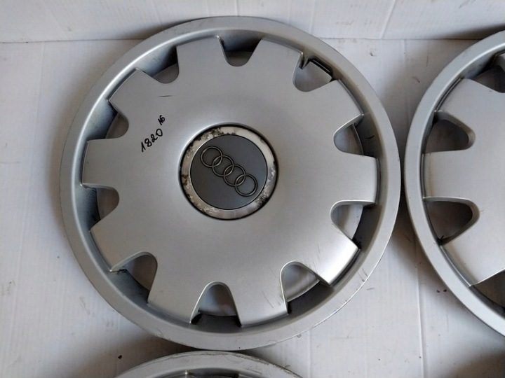 4× Колпак Audi OE Оригинальный 16" серебристый, фото 13