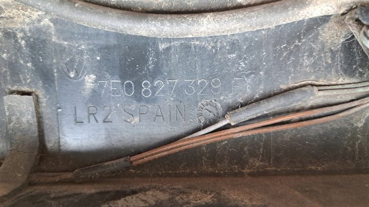 VW T5 T6 накладка крышки молдинг подсветки номера номерной 7E0827329F, фото 7