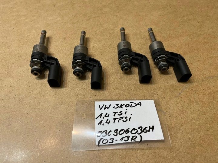 VW Skoda 1.4 TSI TFSI 03-13R форсунка 03C906036M, фото 3