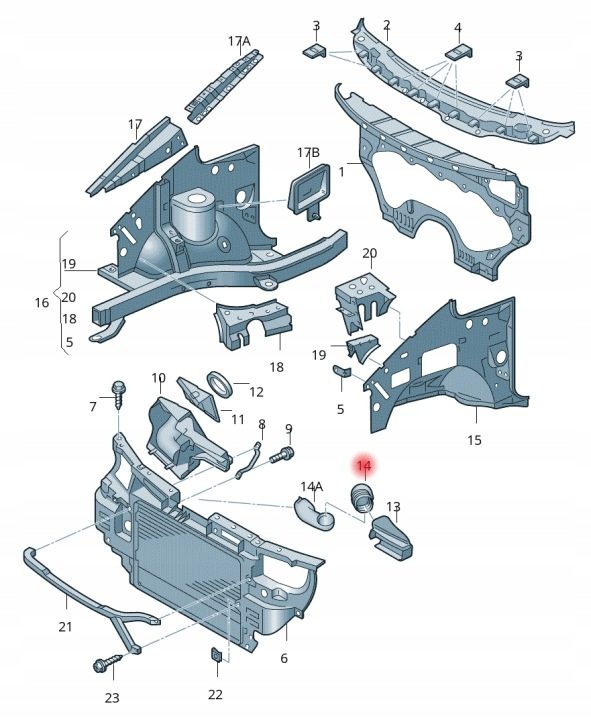 Ford Galaxy, SEAT Alhambra, Volkswagen Sharan воздушный патрубок 7M3805661B, фото 6