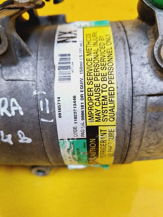 Компрессор кондиционера 09165714 Opel Astra G 1.4 бензин NR15, фото 6