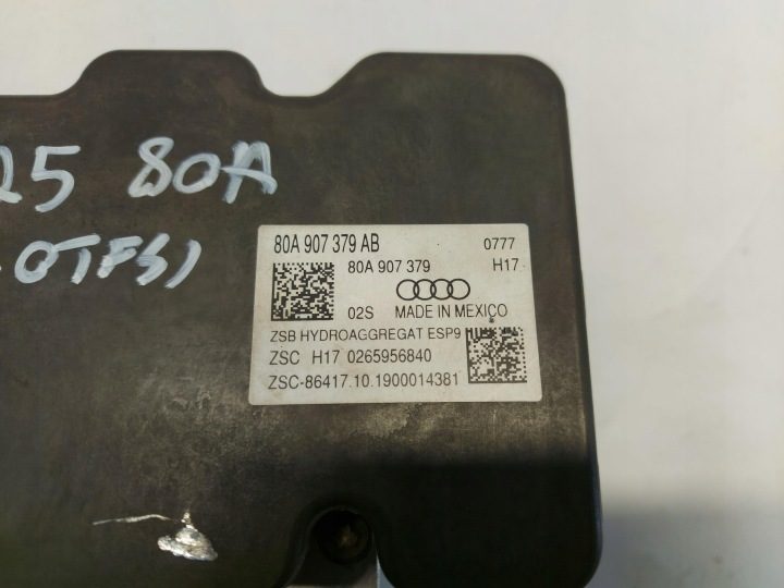 Audi Q5 80A 45 TFS насос блок управления ABS ABS-u 2.0 TFSI 80a907379ab, фото 3