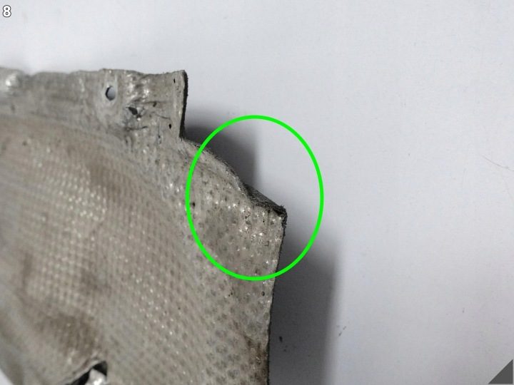 BMW G11 G12 G14 G15 G16 G30 G31 G32 ЗАЩИТА ЛЕВАЯ ТЕПЛОВАЯ ДНИЩА ВЫХЛОПА, фото 9