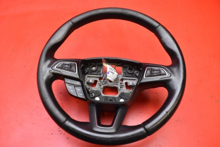 РУЛЬ КОЖАНЫЙ МУЛЬТИФУНКЦИОНАЛЬНЫЙ F1EB3600JE3ZHE FORD FOCUS MK3 РЕСТАЙЛИНГ 14-20, фото 1