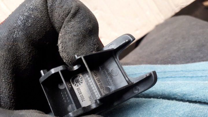 SQ5 8R Q5 рестайлинг кронштейн Isofix задний дивана, фото 8