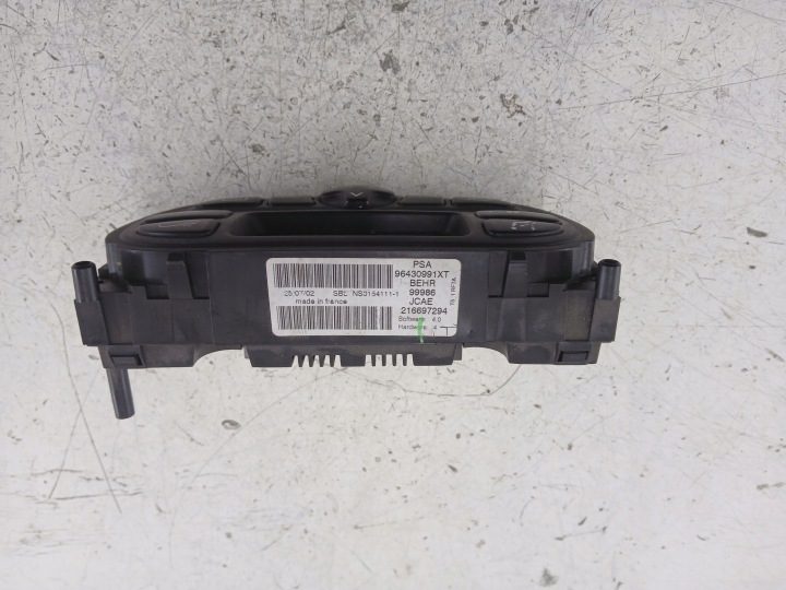 PEUGEOT 307 ПАНЕЛЬ ПЕЧКИ КЛИМАТ-КОНТРОЛЬ 02-05 УНИВЕРСАЛ 96430991XT, фото 3