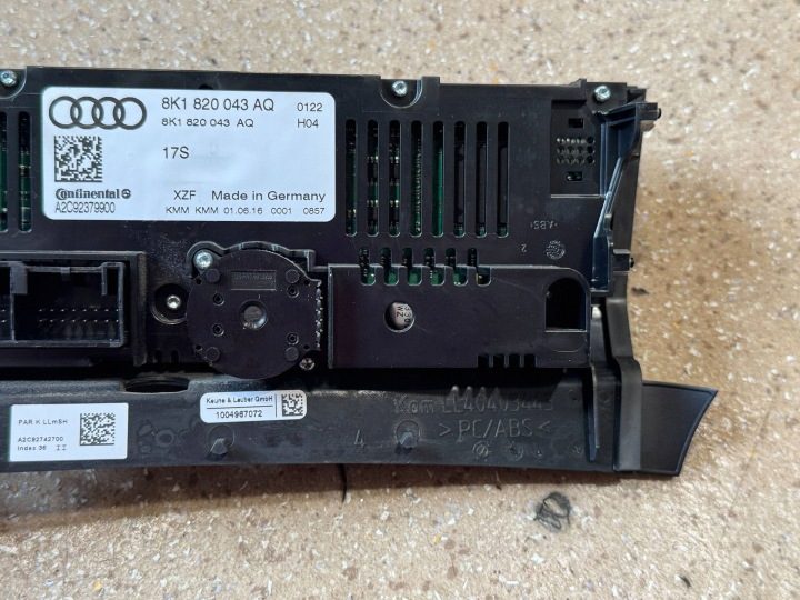 Блок управления климатом Audi A4 8K A5 Рестайлинг Q5 8R 8K1820043AQ, фото 9