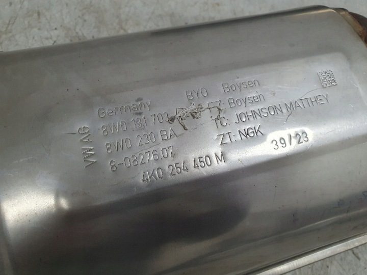 AUDI A6 C8 A7 4K 3.0 TDI КАТАЛИЗАТОР FAP 8W0131703AT 4K0254450M 23 г., фото 2