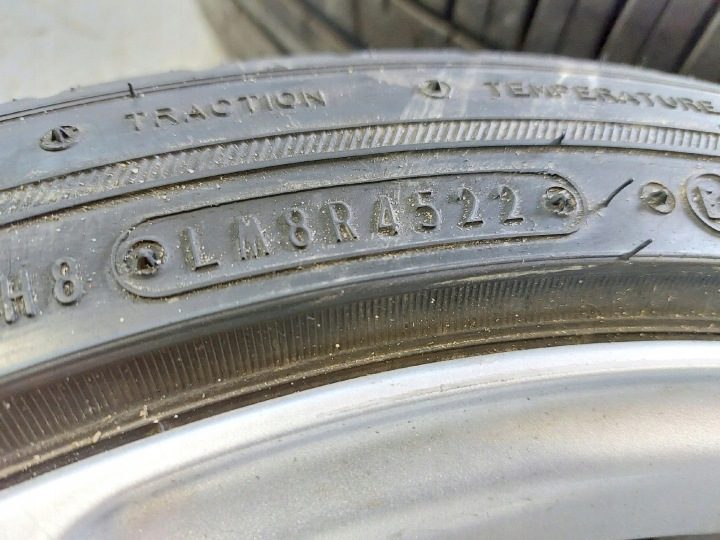 КОЛЕСА ЛИТЫЕ ДИСКИ 17" 225/45R17 BMW 5x120 ОРИГИНАЛЬНЫЕ ШИНЫ 7-8mm DOT 4522, фото 7