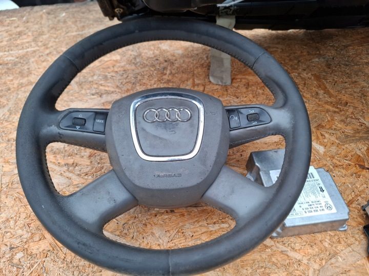 Консоль Audi A4 B8 ремни натяжители модуль руль, фото 7