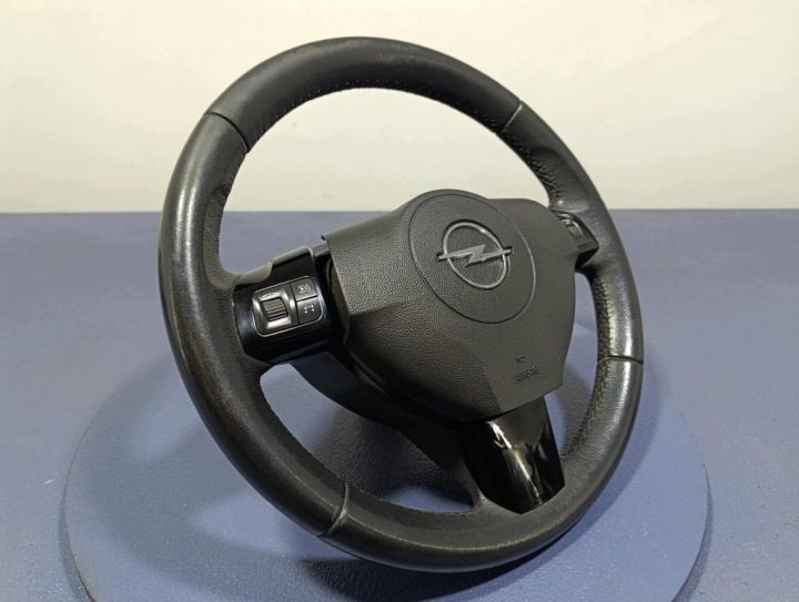OPEL ASTRA H РЕСТАЙЛИНГ 06-14 РУЛЬ КОЖАНЫЙ МУЛЬТИФУНКЦИОНАЛЬНЫЙ 13326397, фото 3