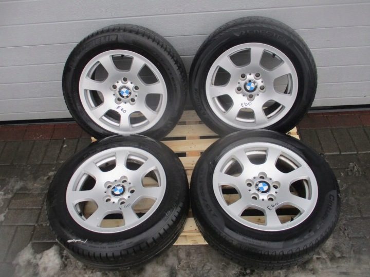 Колеса литые диски шины 215/55/R16 BMW E60 E61, фото 2