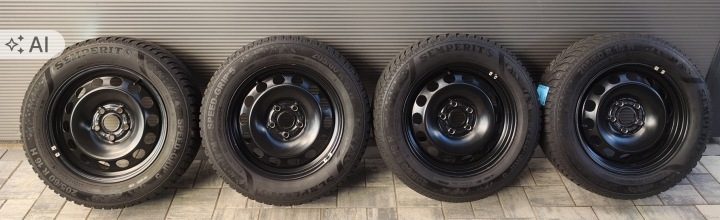 Колеса Зима Диска Skoda Karoq Octavia Yeti Touran Passat 205/60 R16 96H, фото 2