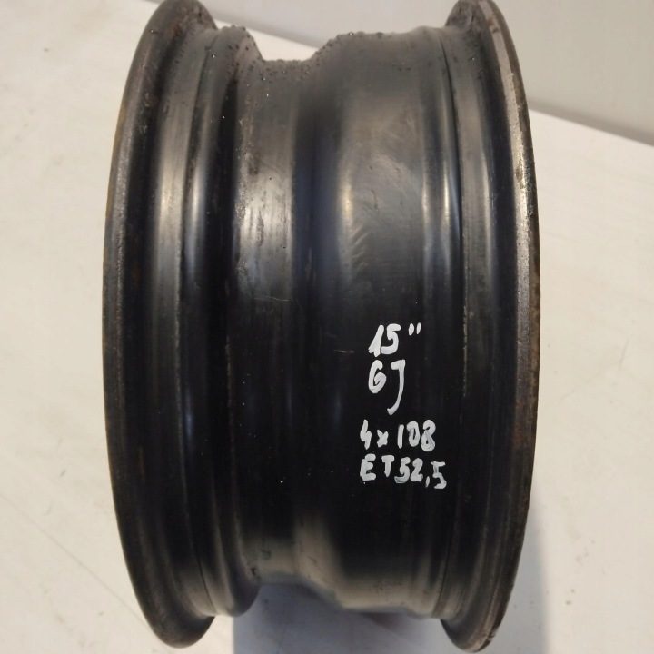 Штампованный диск Ford OE Ford Fusiuon 6.0" x 15" 4x108 ET 52,5, фото 7