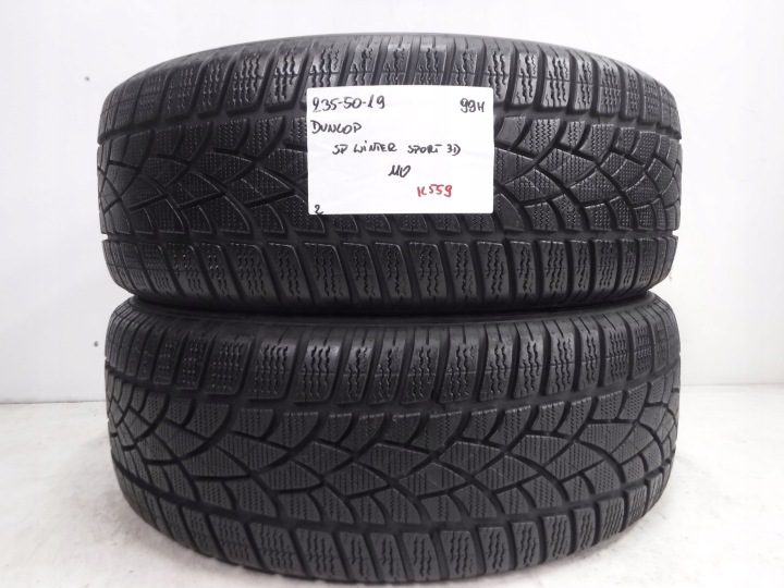 2× Шина зимняя Dunlop SP Winter Sport 3D 235/50R19 99 H сцепление на снегу (3PMSF) MO - Mercedes-Benz, фото 1