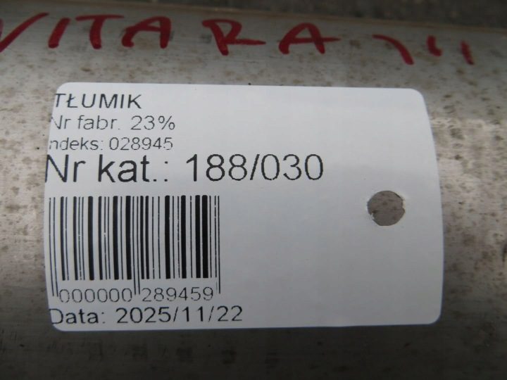 SUZUKI VITARA III 1.0 ГЛУШИТЕЛЬ КОМПЛ. 15-, фото 11