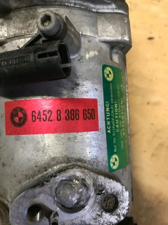 КОМПРЕССОР КОНДИЦИОНЕРА BMW E39 E46 8386650, фото 3
