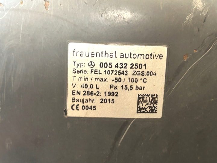 РЕСИВЕР ДЛЯ MERCEDES ACTROS MP4 A0054322501 40L, фото 4