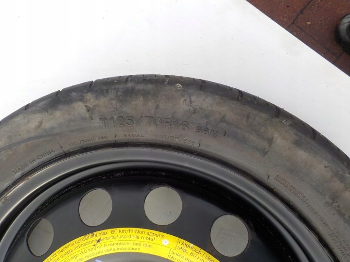 Golf V VI A3 8P Octavia II докатка 16'' 125/70 R16 1K0601027F, фото 6