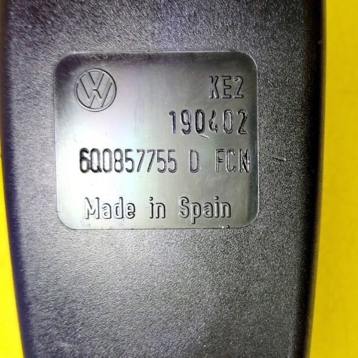 ЗАМОК РЕМНЯ БЕЗОПАСНОСТИ ЛЕВЫЙ ПЕРЕДНИЙ SEAT IBIZA II (6k) 6Q0857755 NR1520, фото 6