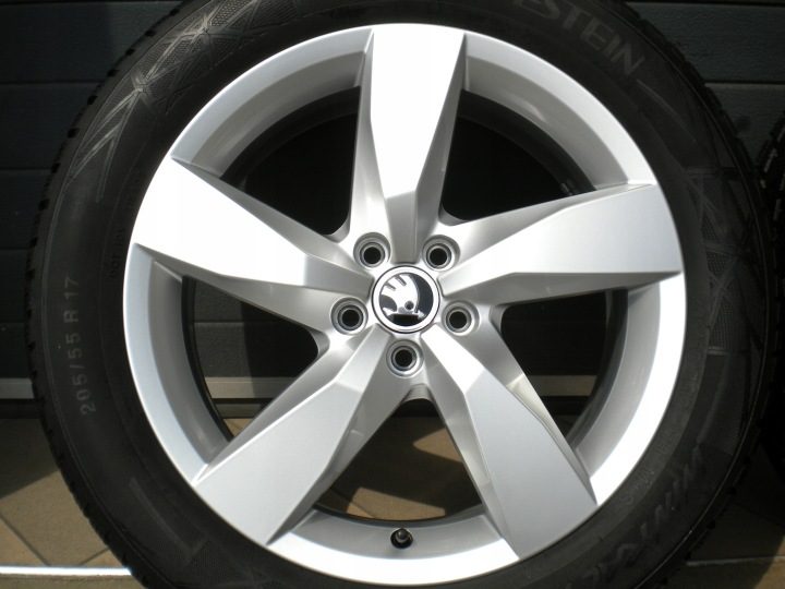 Колеса зимние алюминиевые 17 5x100 Оригинал VW T-Cross Taigo Skoda Kamiq, фото 4