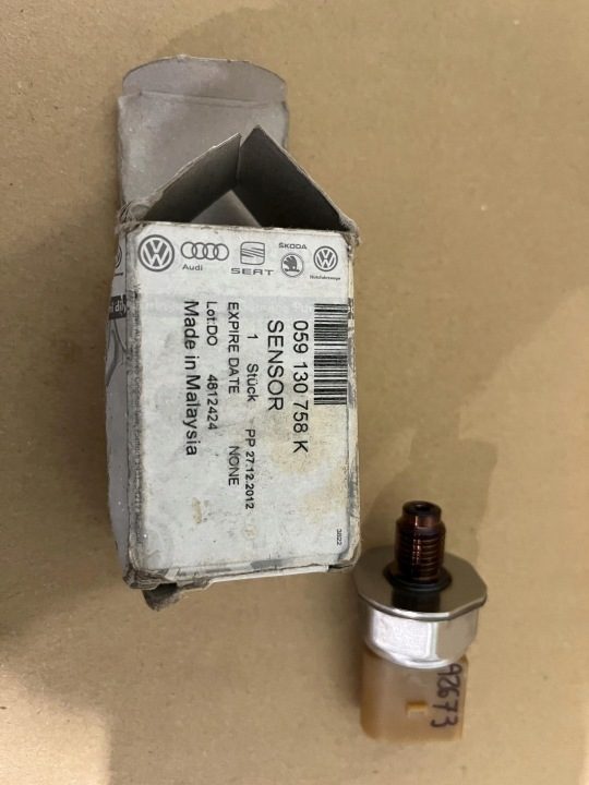 Датчик Давления Топлива VW Audi 3.0 TDI 059130758K, фото 5