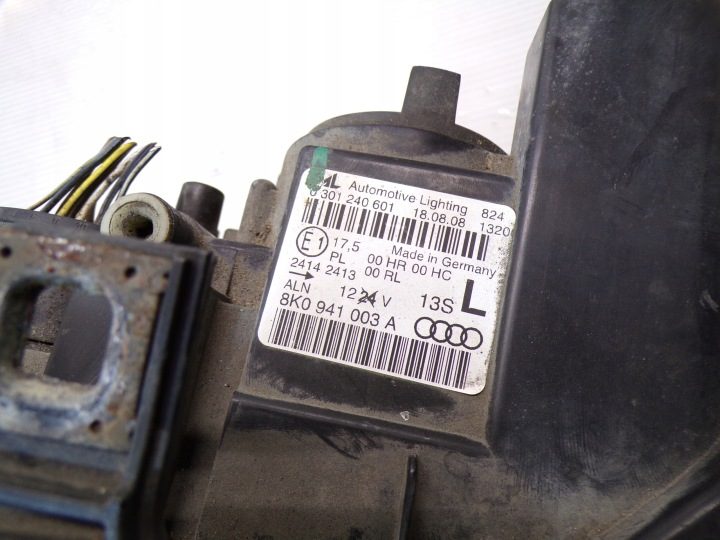 ФАРА ЛЕВАЯ ПЕРЕДНЯЯ AUDI A4 B8 АНГЛИЯ ОБЫЧНАЯ 8K0941003A, фото 6