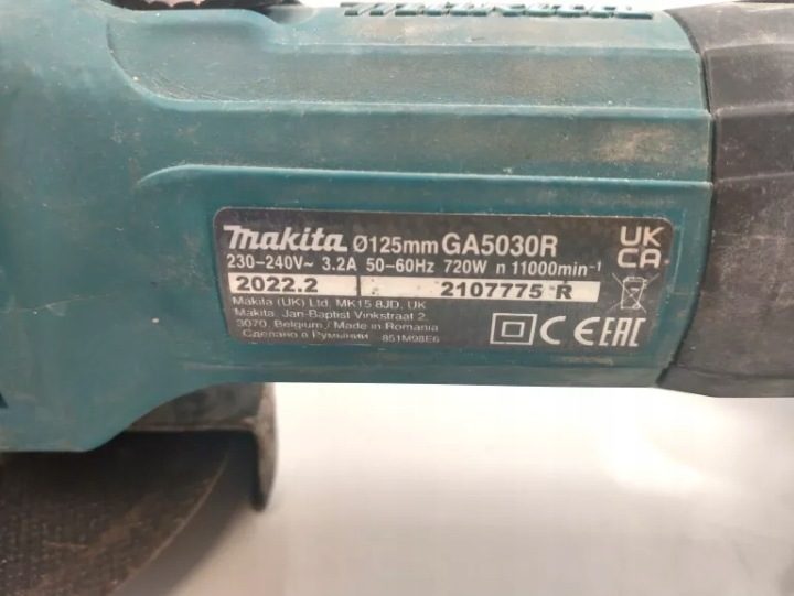 Угловая шлифмашина Makita GA4530R 115 мм 720W 110V, фото 3