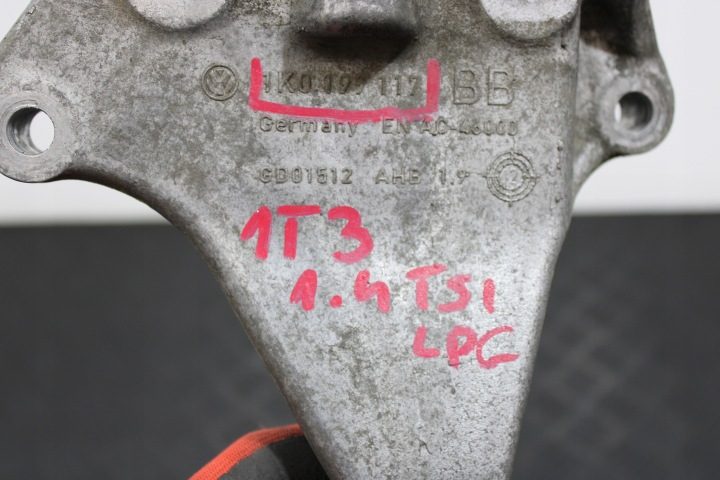 Кронштейн двигателя 1K0199117BB VW Touran 1T3 1T0 рестайлинг, фото 3