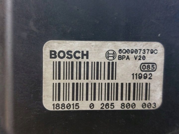 НАСОС БЛОК УПРАВЛЕНИЯ ABS SKODA FABIA I 0265222006 6Q0614117D, фото 5