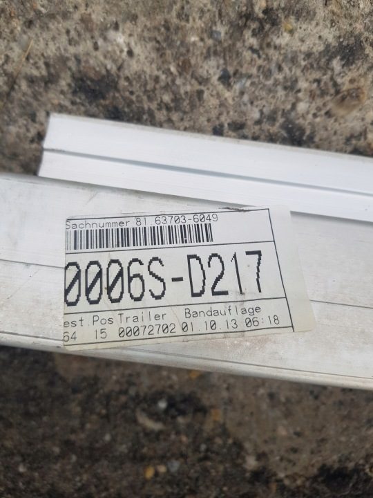 Шторка MAN TGX солнцезащитный козырек 81637036049, фото 2