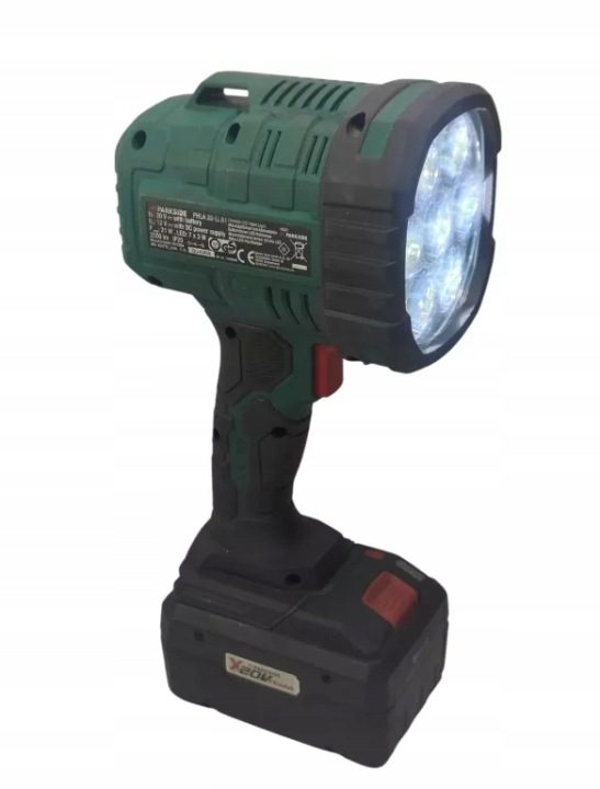 PARKSIDE PHLA 20-Li A1 Фара LED, 7x3 W, 20 В - 1000/2500 lm (без аккумулятора и зарядного устройства), фото 5