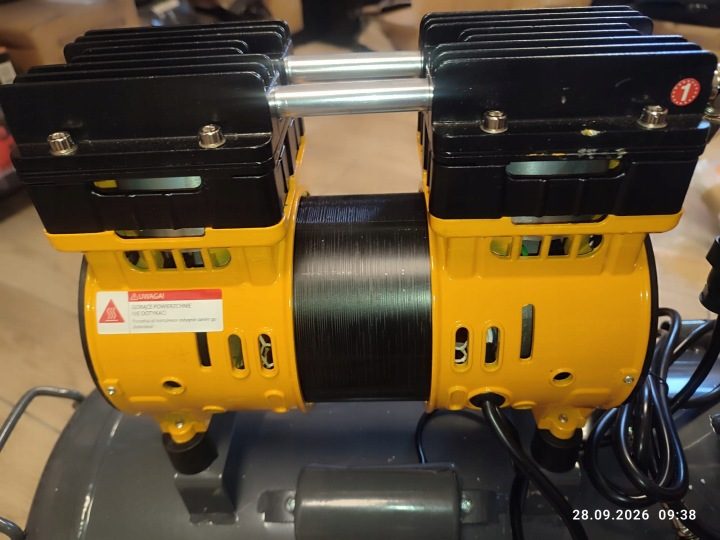 Компрессор безмасляный Powermat PM-KBO-50T 50 l 8 бар, фото 10