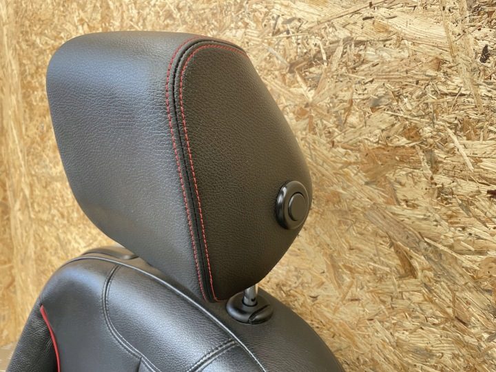 BMW F21 F22 F32 сиденье переднее левое водителя с подогревом черное кожа Kubelkowe, фото 5