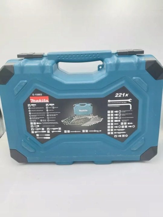 Комплект инструментов ручных Makita 221 элементов, фото 2