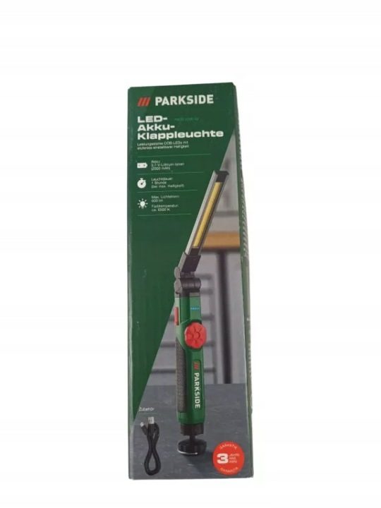 ЛАМПА ПЕРЕНОСНАЯ LED PARKSIDE PPBSTA A1 20V ФОНАРИК АККУМУЛЯТОРНЫЙ, фото 1
