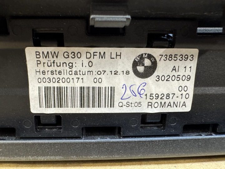 BMW G30 M5 F90 шторка двери задняя левая 7385393, фото 3