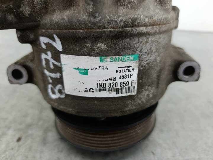 НАСОС, КОМПРЕССОР КОНДИЦИОНЕРА SKODA OCTAVIA II 1K0820859F 1.9 TDI, фото 7
