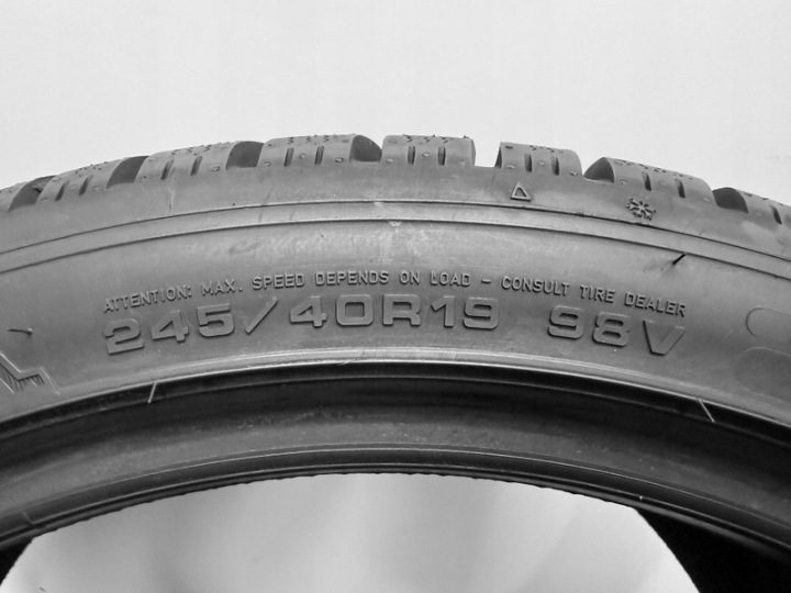Шина зимняя Dunlop Winter Sport 5 245/40R19 98 В сцепление на снегу (3PMSF), защита диска, усилитель (XL), фото 2