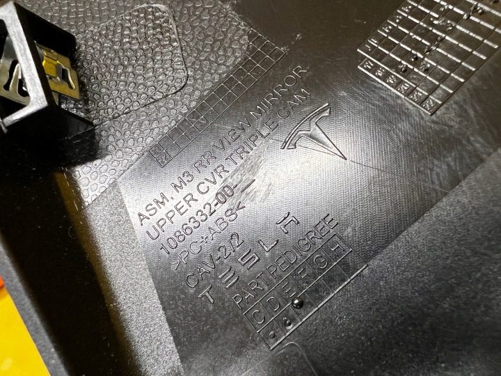 Зеркало заднего вида внутреннее с камерой Tesla Model 3 дорестайлинг, фото 8