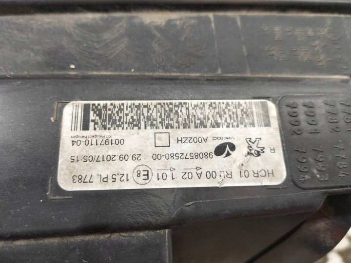 ФАРА ПЕРЕДНЯЯ ПРАВАЯ ПОВРЕЖДЕННАЯ 9808572580 Peugeot Expert III (2016- ), фото 6