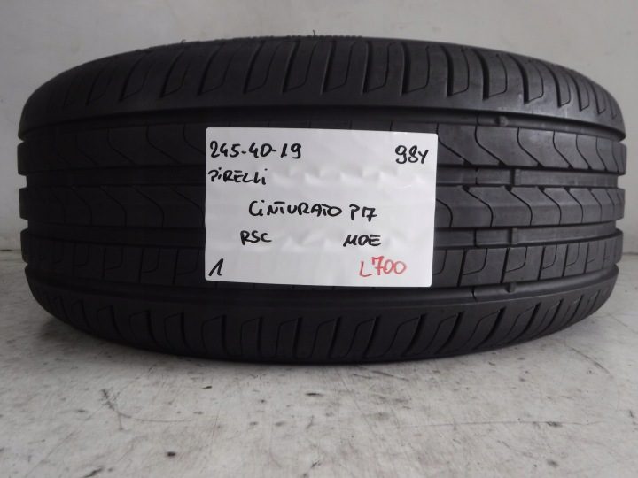 Шина летняя Pirelli Cinturato P7 245/40R19 98 Y Run Flat, усилитель (XL) * - BMW, фото 1