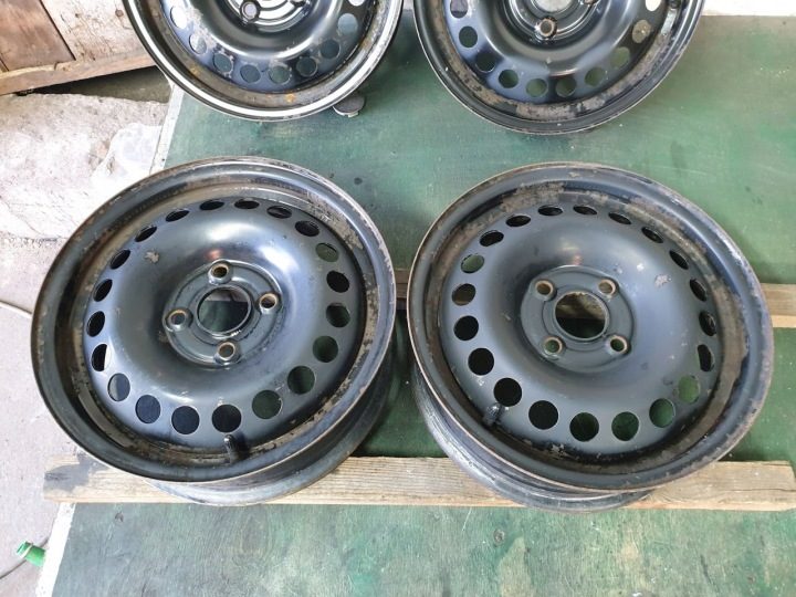 4× Штампованный диск Opel OE 5.0" x 14" 4x100 ET 38, фото 7